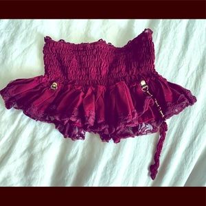 Festival Fairy Rave Scrunch Micro Skirt